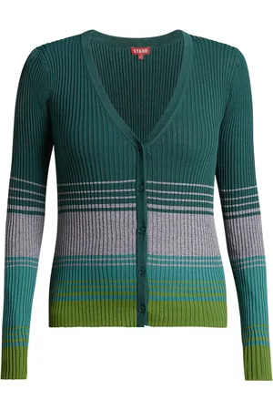 Staud Cardigan Cargo nervuré