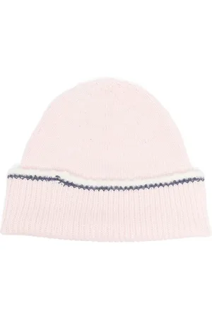 Barrie Bonnet en cachemire à design nervuré