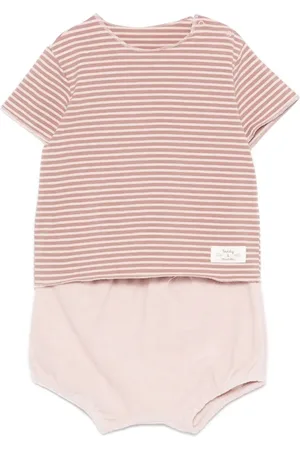 TEDDY & MINOU Ensemble haut-short à rayures