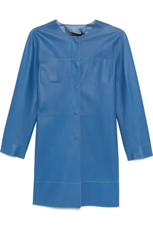 Simonetta Manteau en cuir
