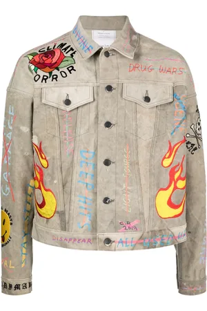 READYMADE Veste boutonnée à imprimé graphique