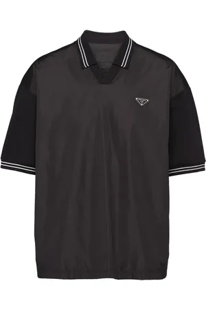 Prada Polo Re-Nylon en piqué