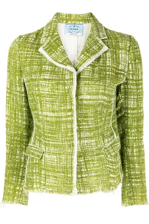 Prada Blazer tissé à carreaux (1996)