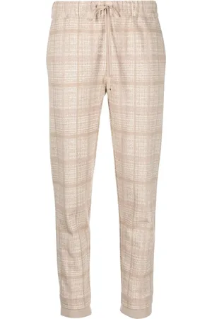 D.EXTERIOR Pantalon fuselé à carreaux