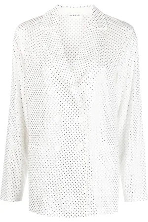 P.A.R.O.S.H. Blazer à ornements strassés