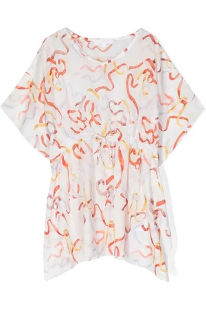 Chloé Robe à imprimé graphique en all over