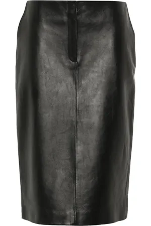 MAGDA BUTRYM Jupe crayon en cuir