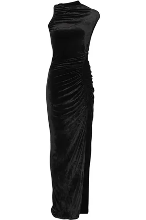 Rick Owens Robe longue en velours