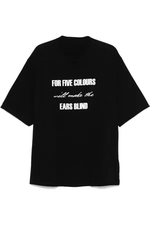 UNDERCOVER T-shirt à slogan imprimé
