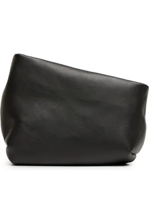 MARSÈLL Pochette en cuir grainé Fanta à design asymétrique