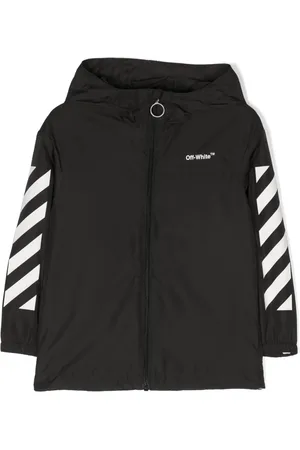 OFF-WHITE Imperméable à logo imprimé