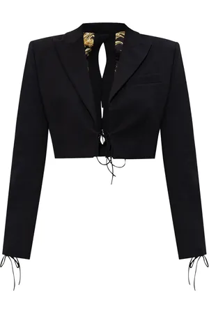 VERSACE Veste ample crop
