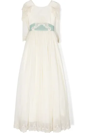 Manuela Macías Robe à col rond