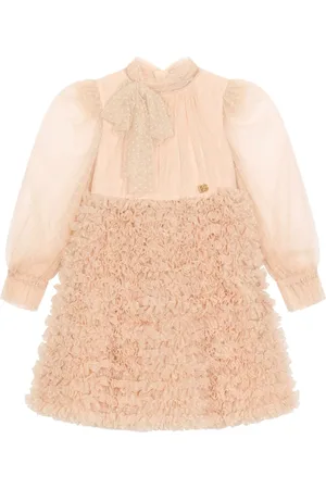 Dolce & Gabbana Robe en tulle à manches longues