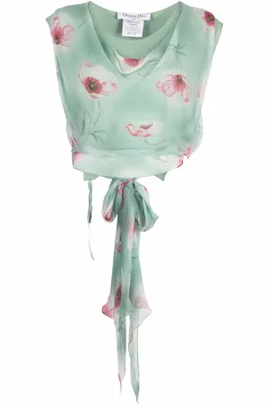 Dior Blouse en soie à fleurs (2003)