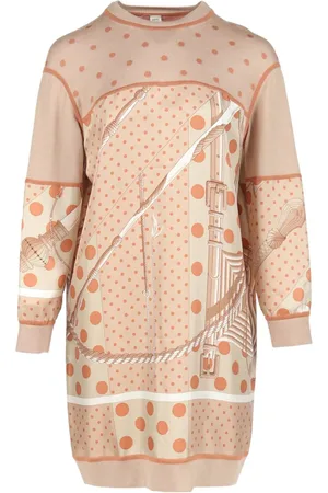 Hermès Robe Clic Clac à Pois (années 2000)