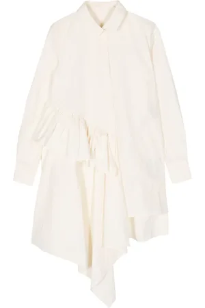 UMA WANG Chemise en coton à design asymétrique