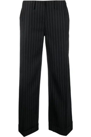 Dior Pantalon rayé à taille basse (années 1990)