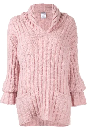 CHANEL Pull en maille nervurée