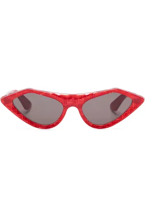 Marni Lunettes de soleil à monture biseauté