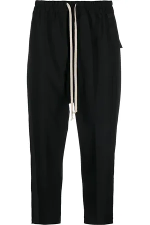 Rick Owens Pantalon court à bandes contrastantes