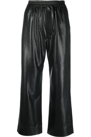 Nanushka Pantalon court à coupe droite