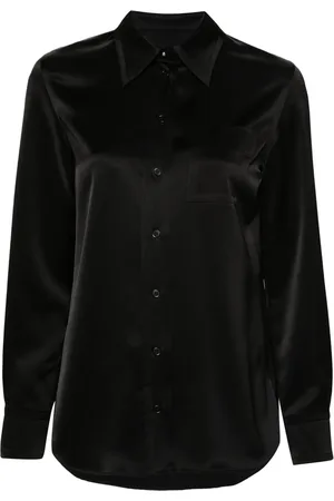 Lanvin Chemise en satin à manches longues