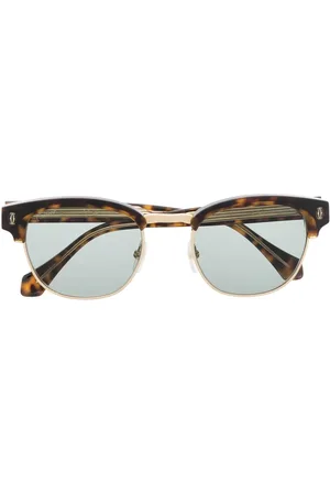 Cartier Lunettes de soleil à effet écailles de tortue