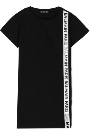 Balmain Robe à bande logo