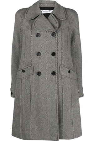 Dior Manteau à boutonnière croisée (années 2000)