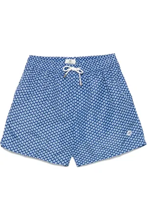 LUIGI BORRELLI NAPOLI Short de bain à imprimé graphique
