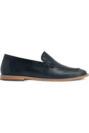 Blue Bird Mocassins en cuir à détails rayés