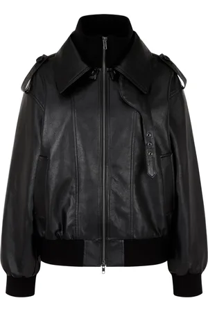 Studio Tomboy Veste bomber en cuir artificiel