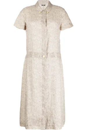 CHANEL Robe-chemise à imprimé Cambon (1999)