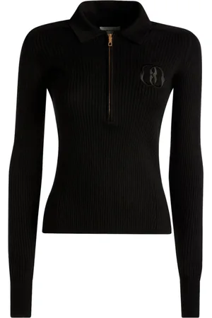 Bally Pull en maille nervurée à logo brodé