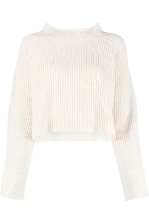 SOCIÉTÉ ANONYME Pull crop Emma à design nervuré