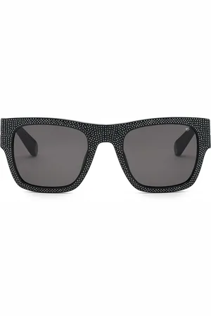 Philipp Plein Lunettes de soleil carrées à ornements