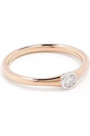 COURBET Bague Origine en or recyclé 18ct pavée de diamants de synthèse