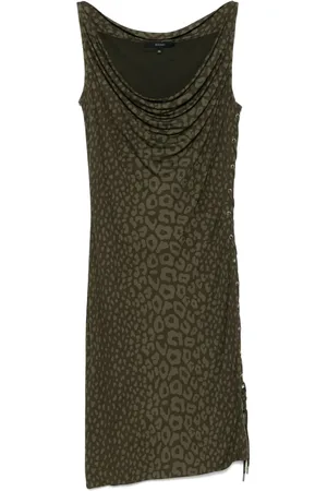 Gucci Robe courte à imprimé léopard (années 2000)