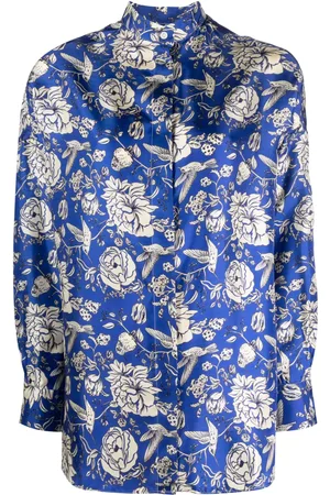 DESTIN Chemise en soie à fleurs