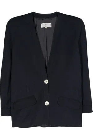 VALENTINO GARAVANI Blazer à simple boutonnage (années 1980)