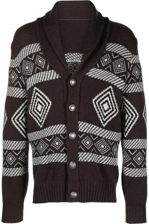 Brunello Cucinelli Cardigan en cachemire à motif intarsia