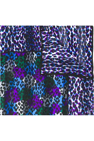 Saint Laurent Foulard à motif animalier