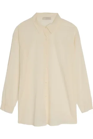 AMOMENTO Chemise à effet de transparence