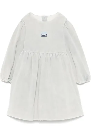 Etro Robe en velours côtelé