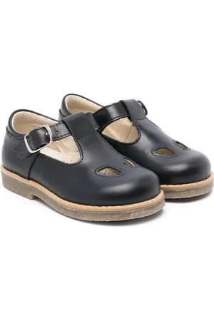 DOUUOD KIDS Chaussures pré-marche en cuir à bout rond