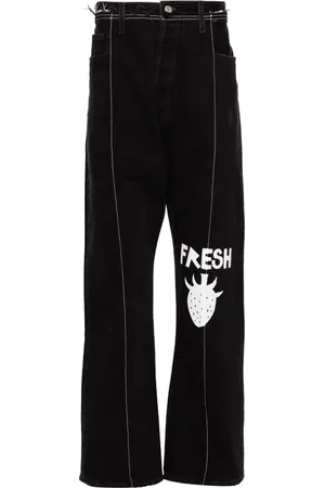 WESTFALL Jean à imprimé graphique