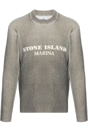 Stone Island Pull à logo imprimé