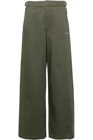 AGNÈS B. Pantalon droit à plaque dinosaure