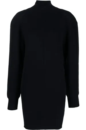 Stella McCartney Robe longue à col montant